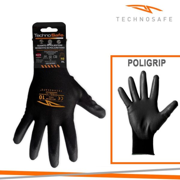 Guanto Sintetico Misura 10 Poliestere Poligrip